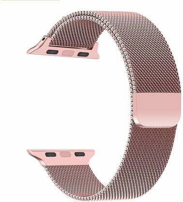 LIRAMARK Metal Steel Strap Band Compatible with Appe Watch/iWatch Series 4/3/2/1 Smart Watch Strap