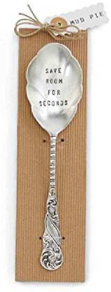 Mud Pie Silver Serving Spoon