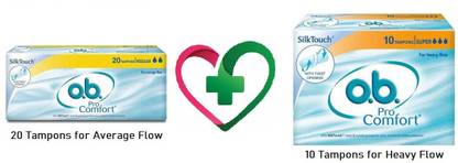 O.B Tampons Heavy Flow (10N) + Regular Flow (20N) Tampons