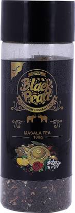 Royal Black Pearl Masala Chai Herbs, Spices Masala Tea Plastic Bottle