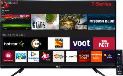 T-Series 102 cm (40 inch) Full HD LED Smart Android Based TV