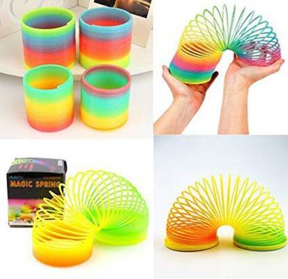 webbee craft Magic Spring Rainbow - Bouncy Expandable Slinky Toys Toy Magic Spring