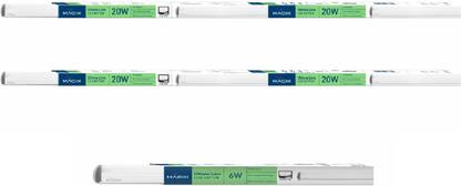 Magik 4FT 20W LED BATTEN PACK OF 2 WITH 1 FT 6W PACK OF 1 COMBO 20 W 5 cm Tube Light