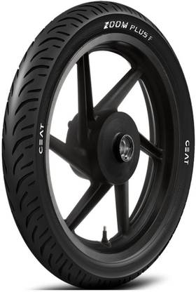 CEAT 80/100-18 SECURA ZOOM+ TUBELESS TYRE FOR TWO WHEELER BIKES 80/100-18 Rear 80-100-18 Rear Two Wheeler Tyre