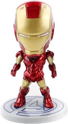 PLA Giftmart Avengers Q Version Superhero Iron Man Doll Action 10cm Figure Toy