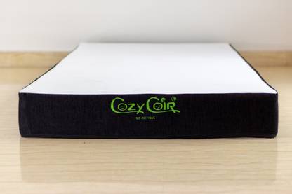CozyCoir Twin Layered Soft Memory Foam, Bed Size (75 x 70) 6 inch King High Density (HD) Foam Mattress