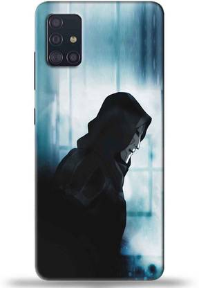 NDCOM Back Cover for Samsung Galaxy A71 Mask Man Printed
