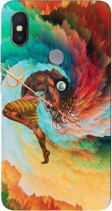 Tanusaler Back Cover for Rudra / Lord Shiva / Bholenath Bhole Printed Back Cover For Redmi Y2