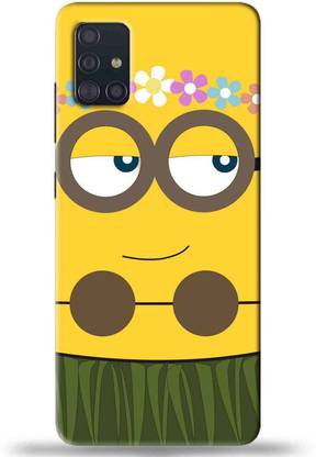 NDCOM Back Cover for Samsung Galaxy A51 Emoji Smiely Printed