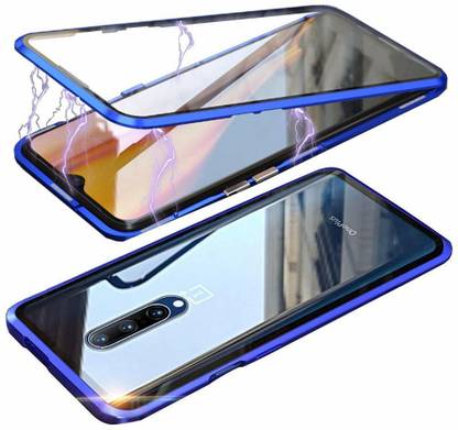 Millions Kart Front & Back Case for OnePlus 7 Pro Auto-Fit (Front+ Back) Glass Magnetic Case