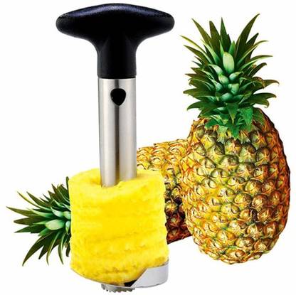 Apexa Trading Stainless Steel Pineapple Cutter/Peeler/Slicer NA Peeler Set