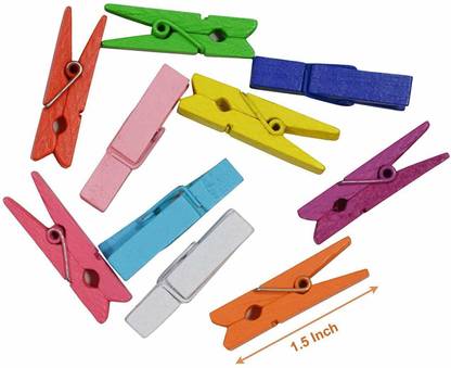 Definite Wooden Chimti Clips with String Small Wooden Decoration Wooden Clips with String