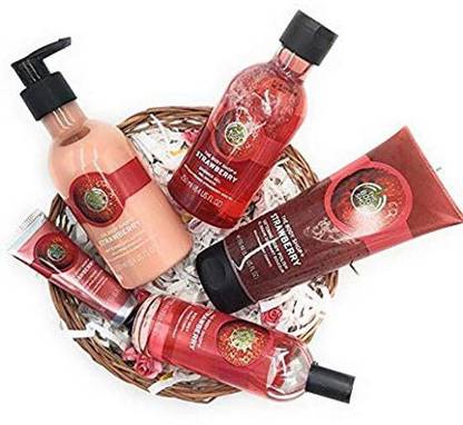 THE BODY SHOP Strawberry season special gift set (combo of 5)
