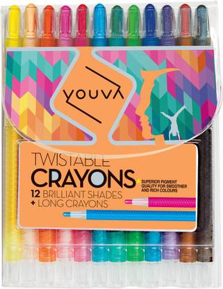 NAVNEET Youva Twistable Crayons