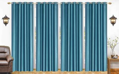 kiara Creations 214 cm (7 ft) Door Polyester Curtain (Pack Of 4)