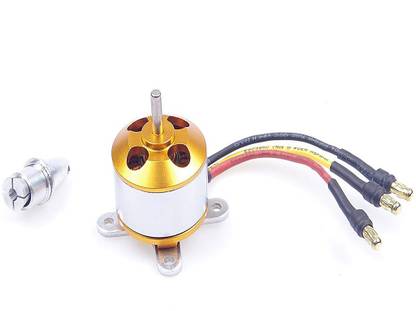 UG LAND INDIA A2212 1800KV Brushless Motor For RC Airplane/Quadcopter/Hexacopter BLDC Hex Rotor Multi-Copter and RC Aircraft Motor Control Electronic Hobby Kit