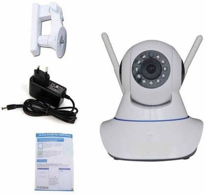 SellRider Advance & Smart IP 360D Wifi & Wireless Network Camera 720p HD Video with Dual Audio & Antenna || Easy Connectivity with App Key Security Camera Security Camera
