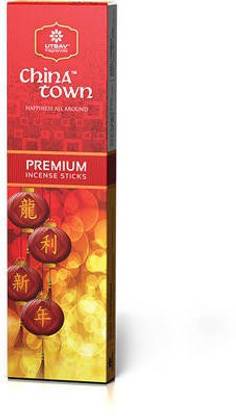 utsav CHAINA TOWN 90 GM INCENSE STICK PACK OF 5 CHINA TOWN