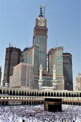 Makka haram sharif Paper Print (18 inch X 12 inch) Paper Print