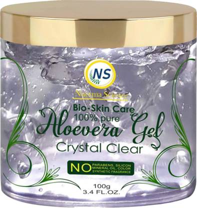 Nuerma Science Bio Skin Care Aloe Vera Gel (Crystal Clear) For Face, Hair & Skin