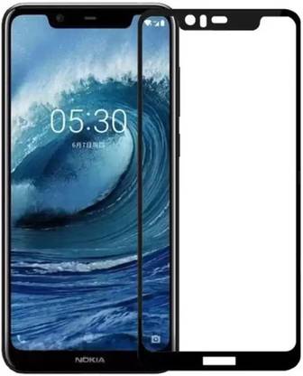 HI-TECH Edge To Edge Tempered Glass for Nokia 5.1 Plus, Nokia X5