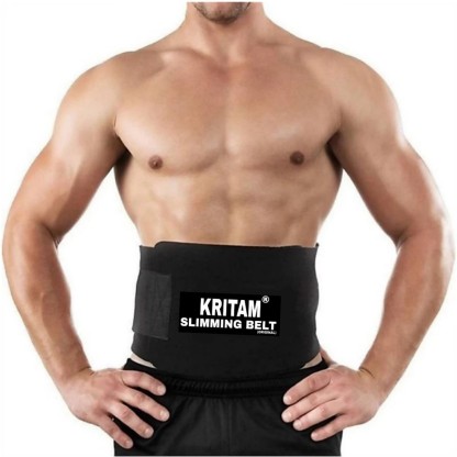 Mens Abdominal Sheath Plastic Back Waist Support Belt Training Belt Sweat Slimming sportsband Zipper Control Belly,Black,M