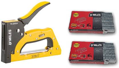Miles TS-2313 Tracker with 23/8 H Stapler Pins -Set of 2 Cordless  Stapler