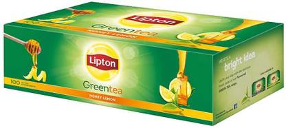 Lipton Honey Lemon Lemon Green Tea Bags Box