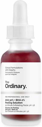 THE ORDINARY AHA 30% + BHA 2% Peeling Solution Men & Women