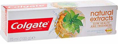 Colgate Natural Extract Gum Health Toothpaste with Ginseng Extract & Mint 75 ml (100g) Toothpaste