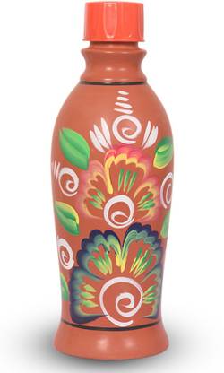 prajapati clay art 1 Litre 1000 ml Water Bottle