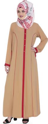 modestly Polyester Solid Abaya