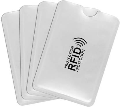 Lot RFID blocking Secure Pochette Credit Card Holder Protector Case Shield