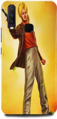MP ARIES MOBILE COVER Back Cover for Vivo Y17/1902 BHAGAT SINGH PRINTED