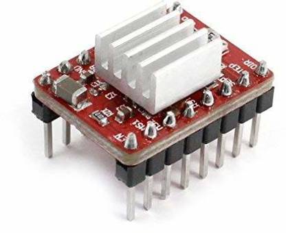 DS Robotics A4988 Stepper Motor Driver Module with Heatsink, 2 Pieces Electronic Components Electronic Hobby Kit