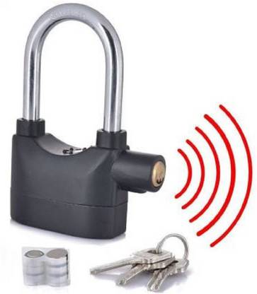 DAHUF Loud Siren Steel Motion Sensor Anti-theft Alarm Safety Pad Loack Padlock