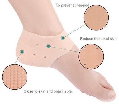 infinity deal (XX-N-041) Moisturizing Gel Heel-Protector for Heel Crack Swelling Pain Heel Support