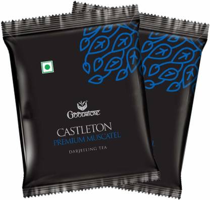 Goodricke Castleton Premium Muscatel Darjeeling Tea (50 Tea Bags) Unflavoured Black Tea Bags Pouch