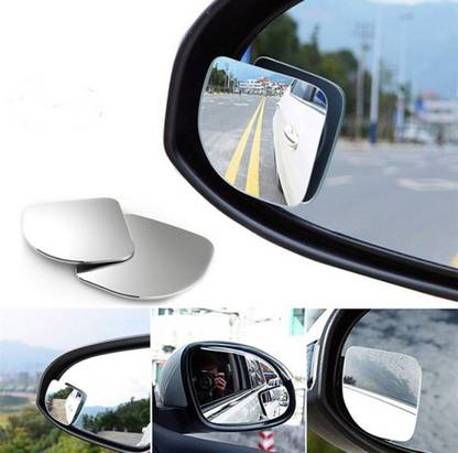 EliteAuto Manual Rear View Mirror, Dual Mirror, Blind Spot Mirror, Driver Side, Passenger Side For Universal For Car Universal For Car