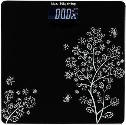 Drosselz 6 mm Automatic Personal Digital Weight Machine With Large LCD Display and 4 Sensor Technology For Accurate Weight Measurement Weighing Scale