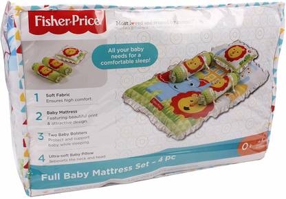 FISHER-PRICE Mattress Set with Pillow and 2 Bolsters BABY BED BABY BED