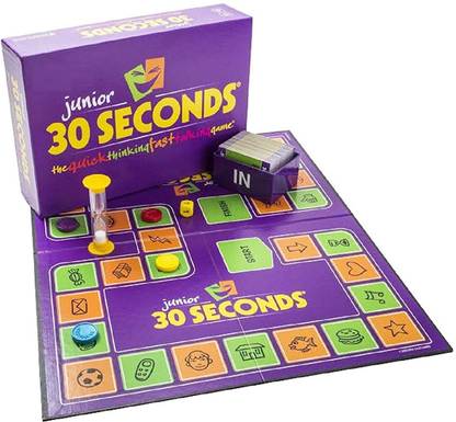 Funrally Junior 30 Seconds The Quick Thinking Fast Talking Game Board Game Educational Board Games