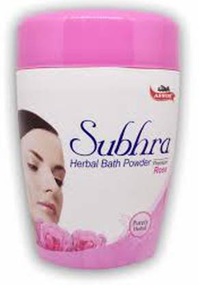 aswini Subhra Rose Herbal Bath Powder