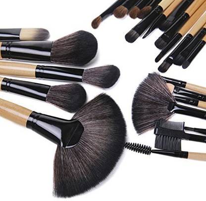 Pappilio Make Up Brushes Set With PU Leather Case