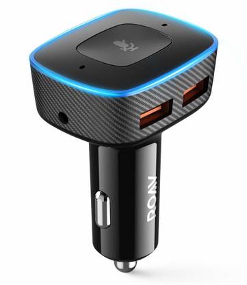 ROAV alexa-enabled 2-port usb car charger for navigation, voice initiated calling 2 A Bike Mobile Charger