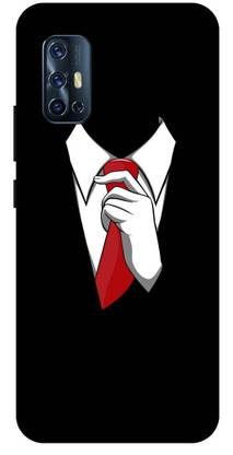 SSMORYA Back Cover for Vivo V17 Gentlman Printed Back Cover