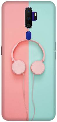 SAVETREE Back Cover for Oppo A5 2020/A92020 Printed Song,Headphon Mobile Back Cover