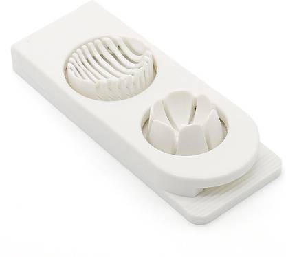 Kshavi 2 in 1 Egg Cutter New Stainless Steel Boiled Egg Slicer Cutter Kitchen Chopper Egg Slicer