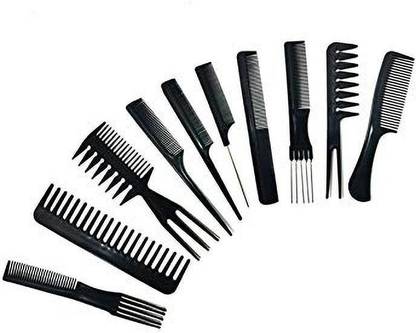Vreeny Professional Hair brush 10 PCs Set Make saloon at yore home