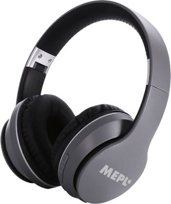 MEPL Wireless Headphones with Mic, Aux Input And Aux Cable Included Bluetooth